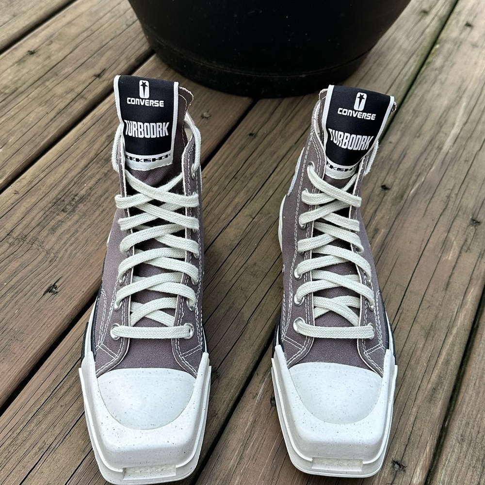 Rick Owen’s x Converse Gray and White High-Tops